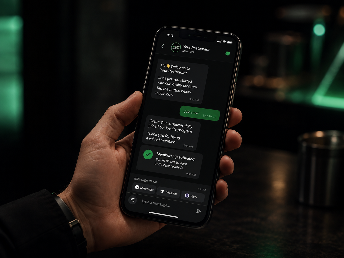 Vision Loyalty Step 01: Connect
